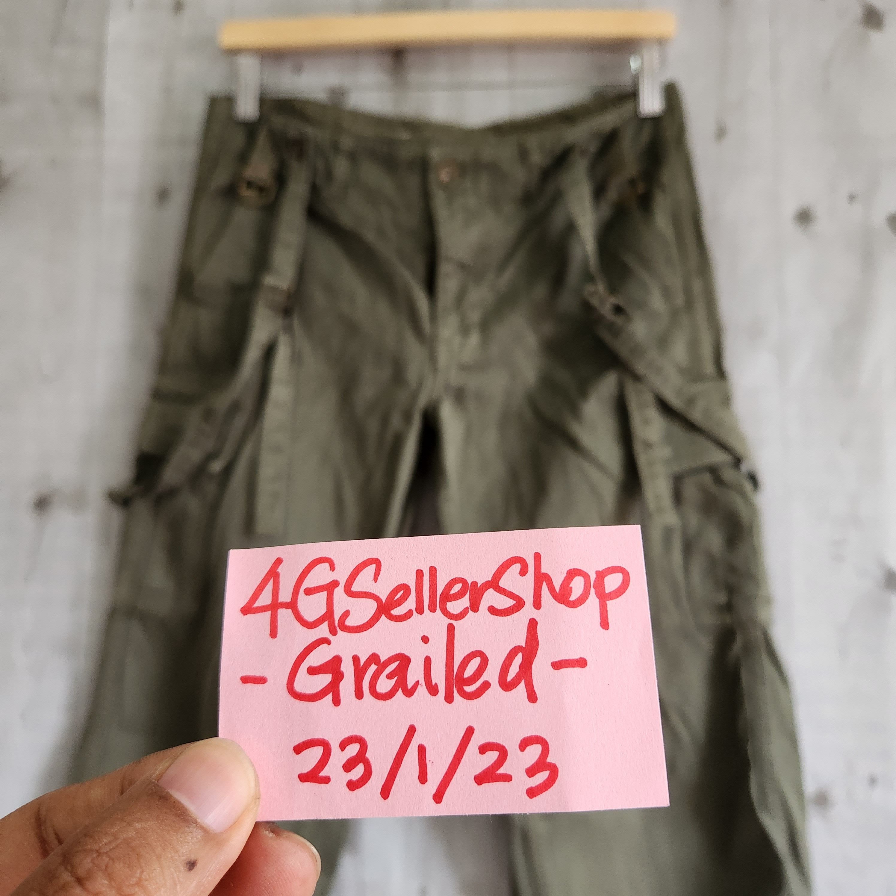 Military - Bondage Cargo Pants With Pockets Army Type - 19