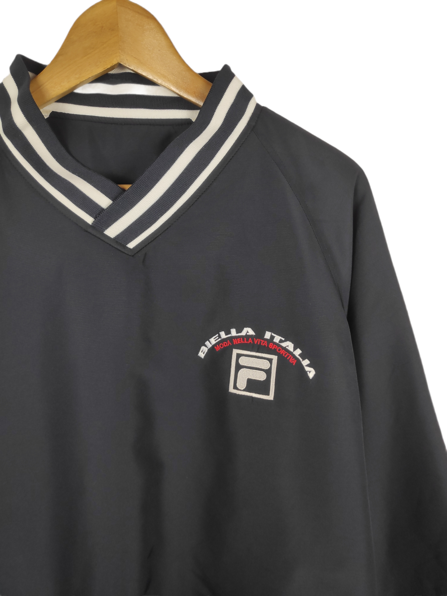 Vintage Fila Italia Gray Sweatshirt Xlarge 90's Fila Biella Italia
