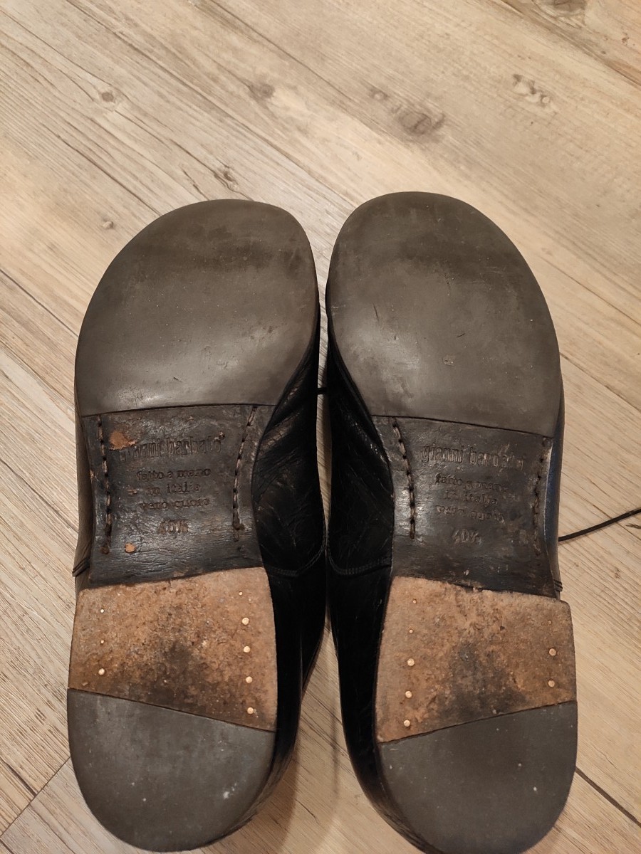 Gianni Barbato - Black derbies. Like GUIDI or Comme des Garcons - 9