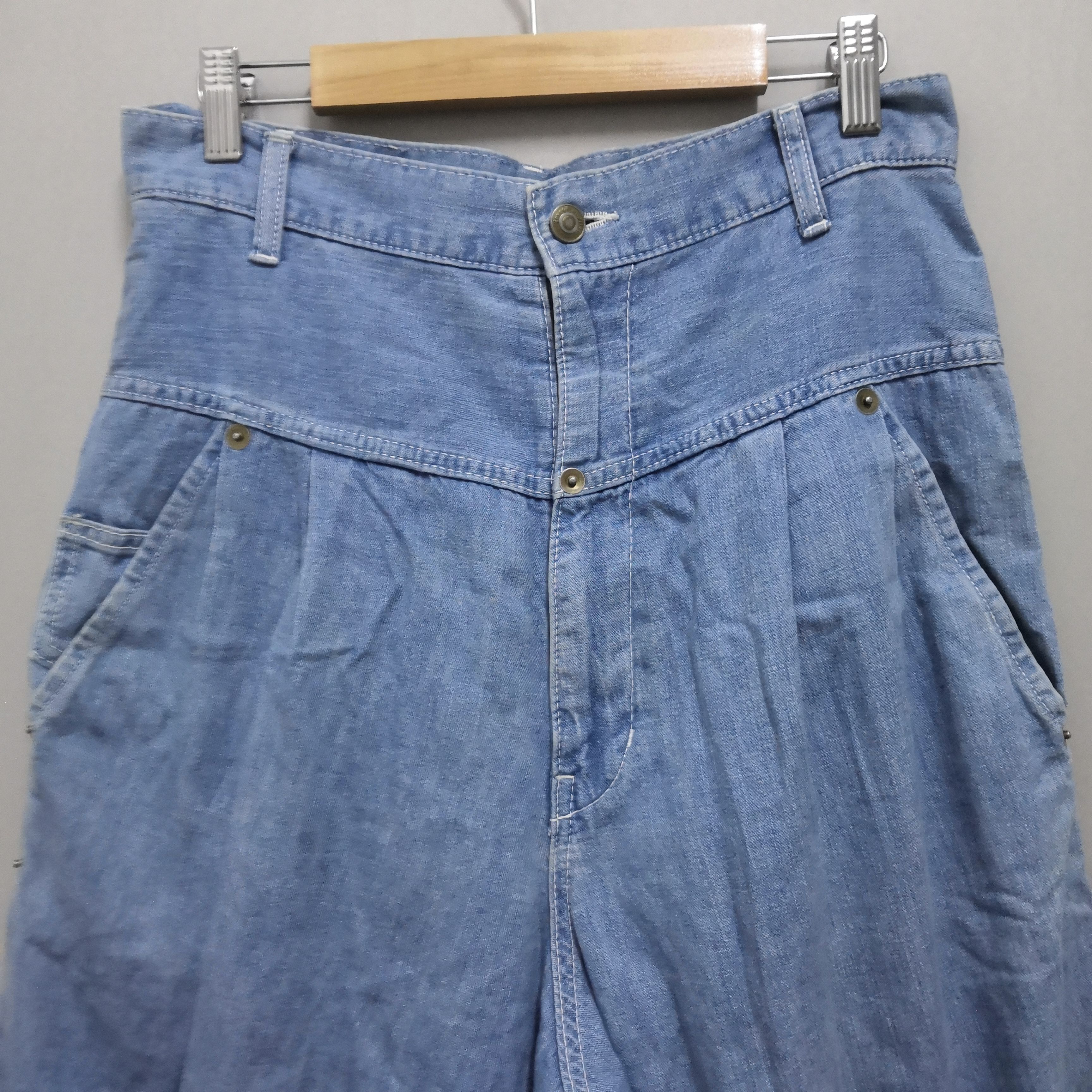 Issey Miyake - Mercibeaucoup Blue Clown Pants Jeans Japan Streetwear - 3