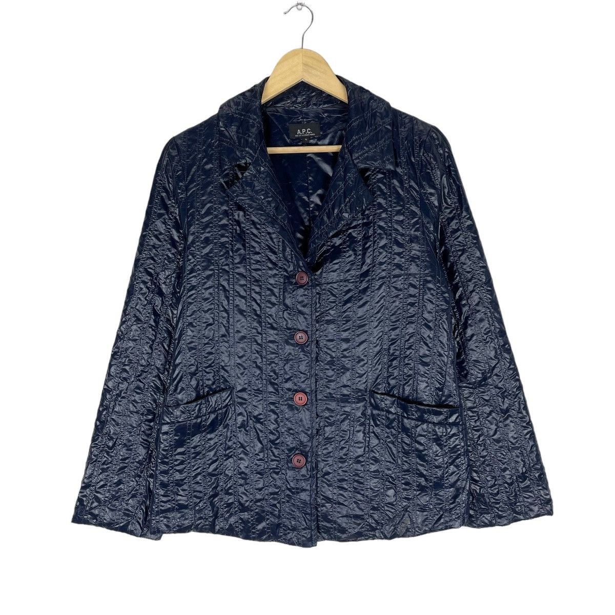 ❄️A.P.C FRANCE QUILTED BUTTON JACKET - 1