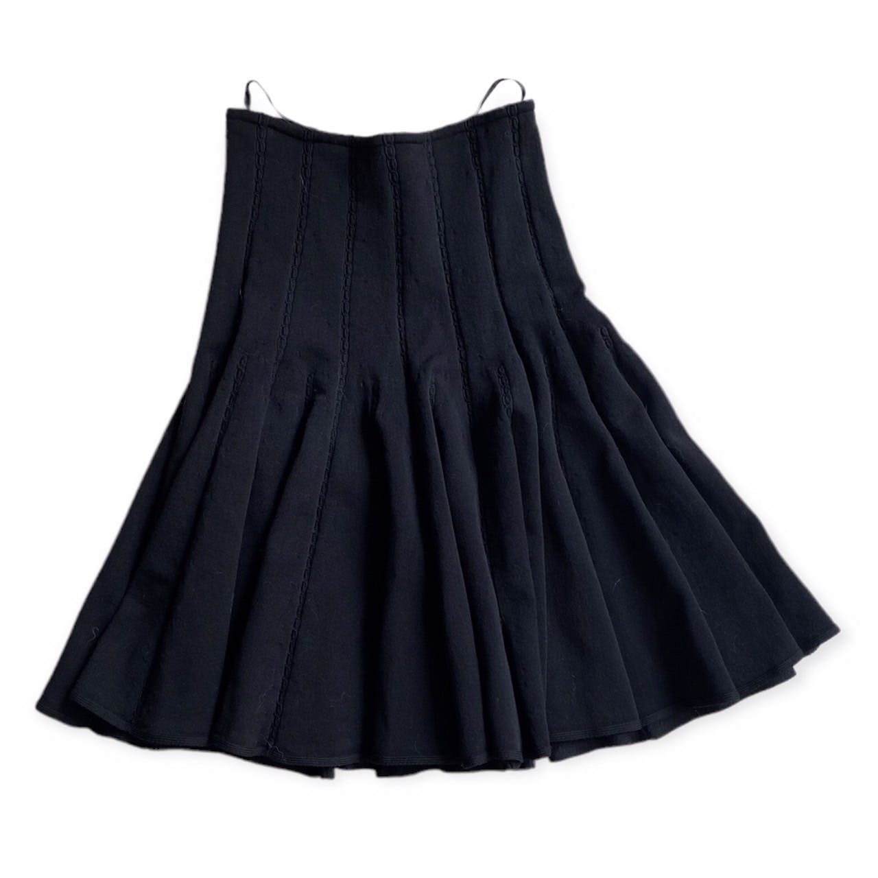Alaia stretch wool skirt - 1
