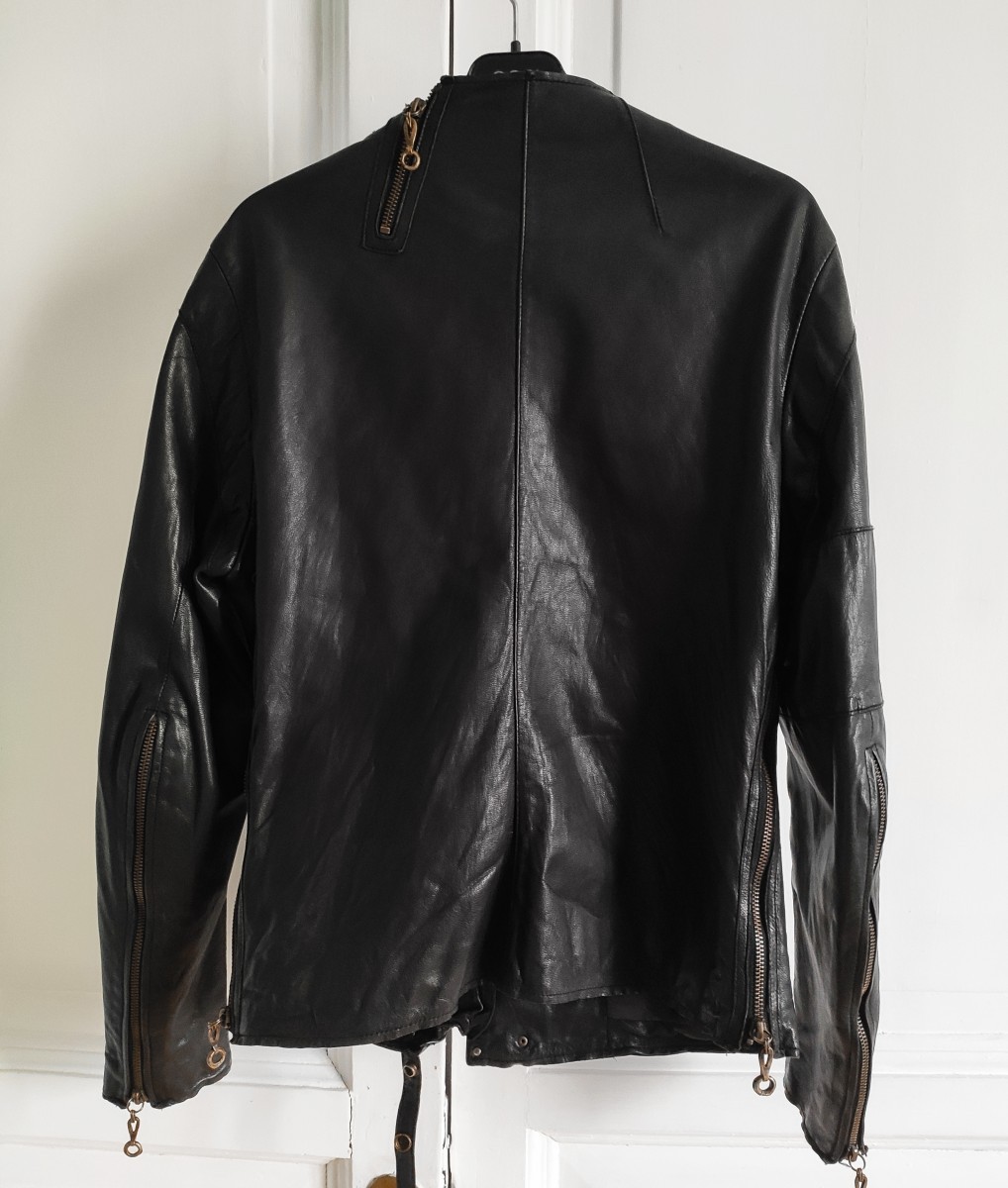 Share Spirit Homme - GRAIL! Leather jacket.Like Paul Harnden or Yohji Yamamoto - 4