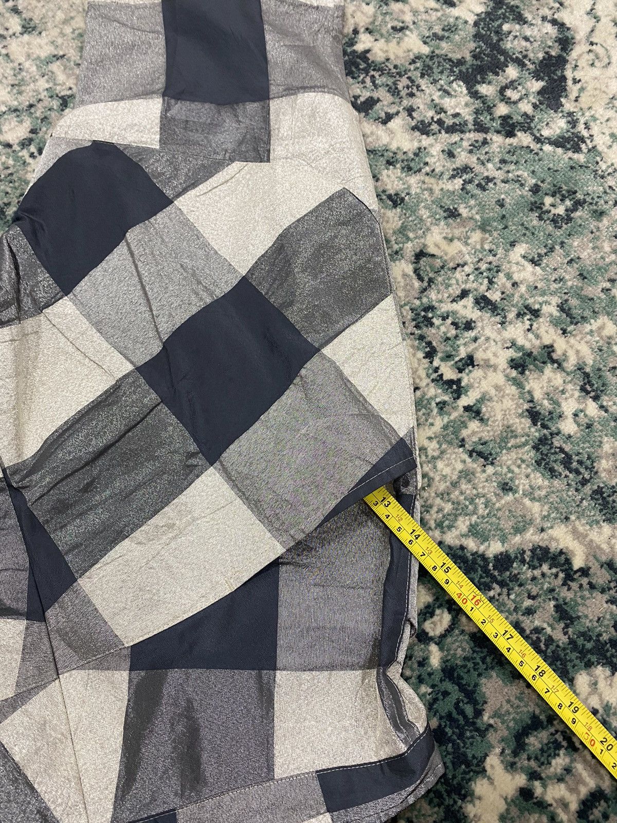 Y’s Yohji Yamamoto Plaid Checkered Pant - 6