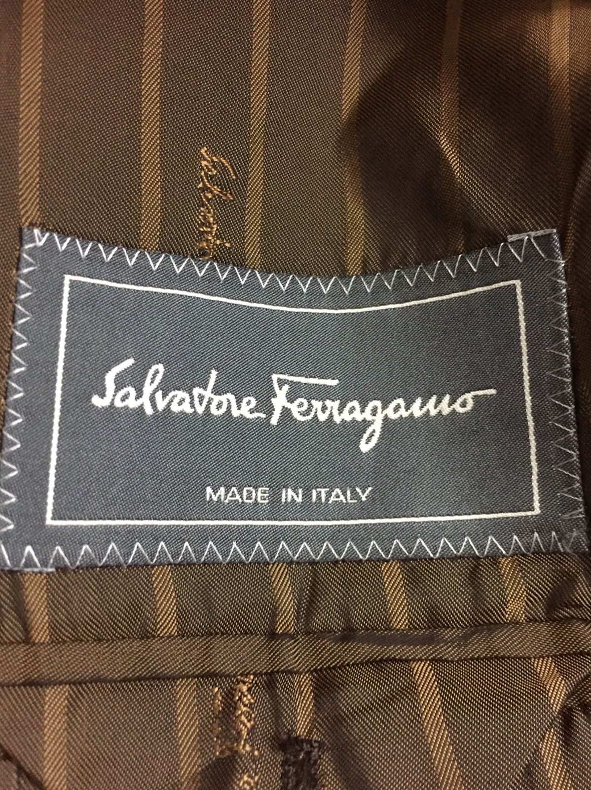 Authentic Salvatore Ferragamo 3 Bottom Style Blazer Jacket - 9
