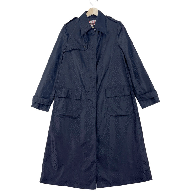 Valentino Garavani Black Monogram Trench Coat - 1