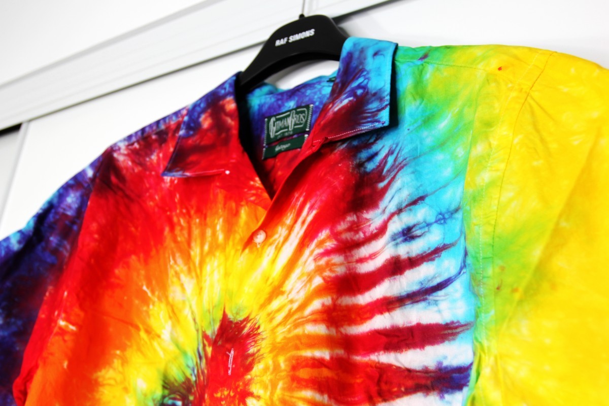 Gitman Bros. Vintage - BNWT SS19 GITMAN BROS. VINTAGE TIE-DYE CAMP SHIRT L - 4