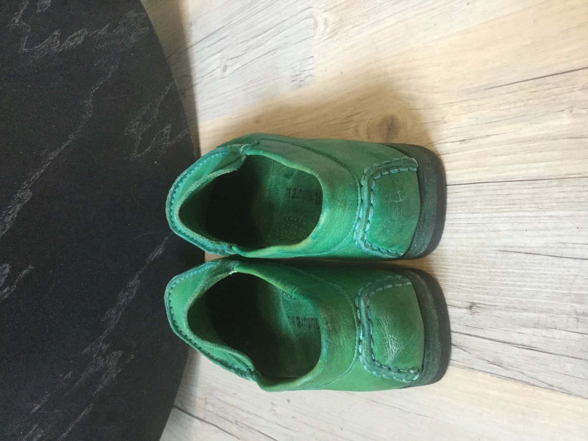 Jean Baptiste Rautureau - Amazing green loafers. Chic look like saint laurent shoes - 4
