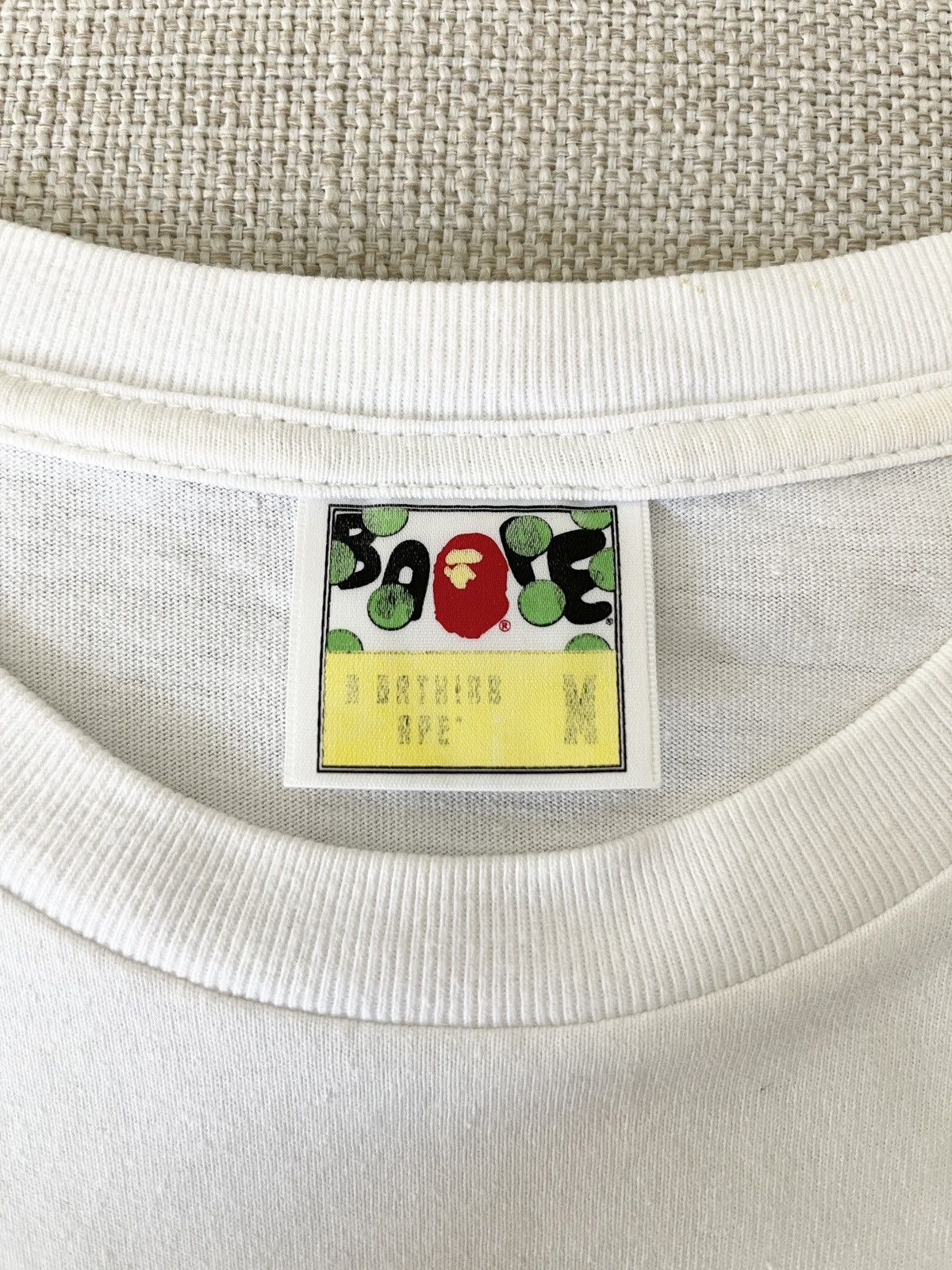 Bape Baby Millo Face Logo Tee (M) - 5