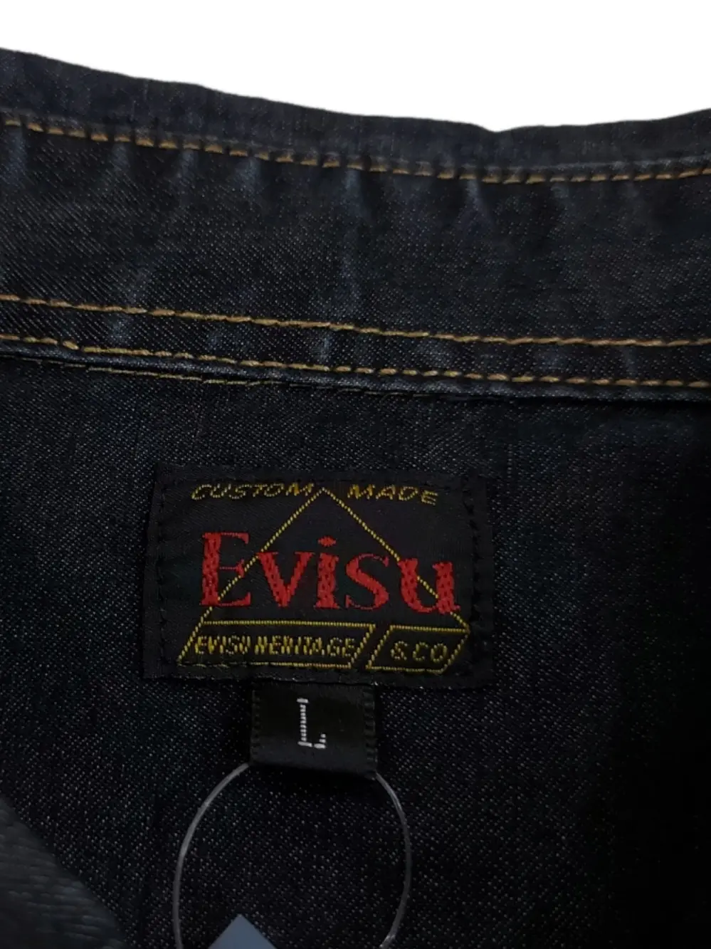 Very Rare! Deadstock Vintage Evisu Denim Shirt SS - 8