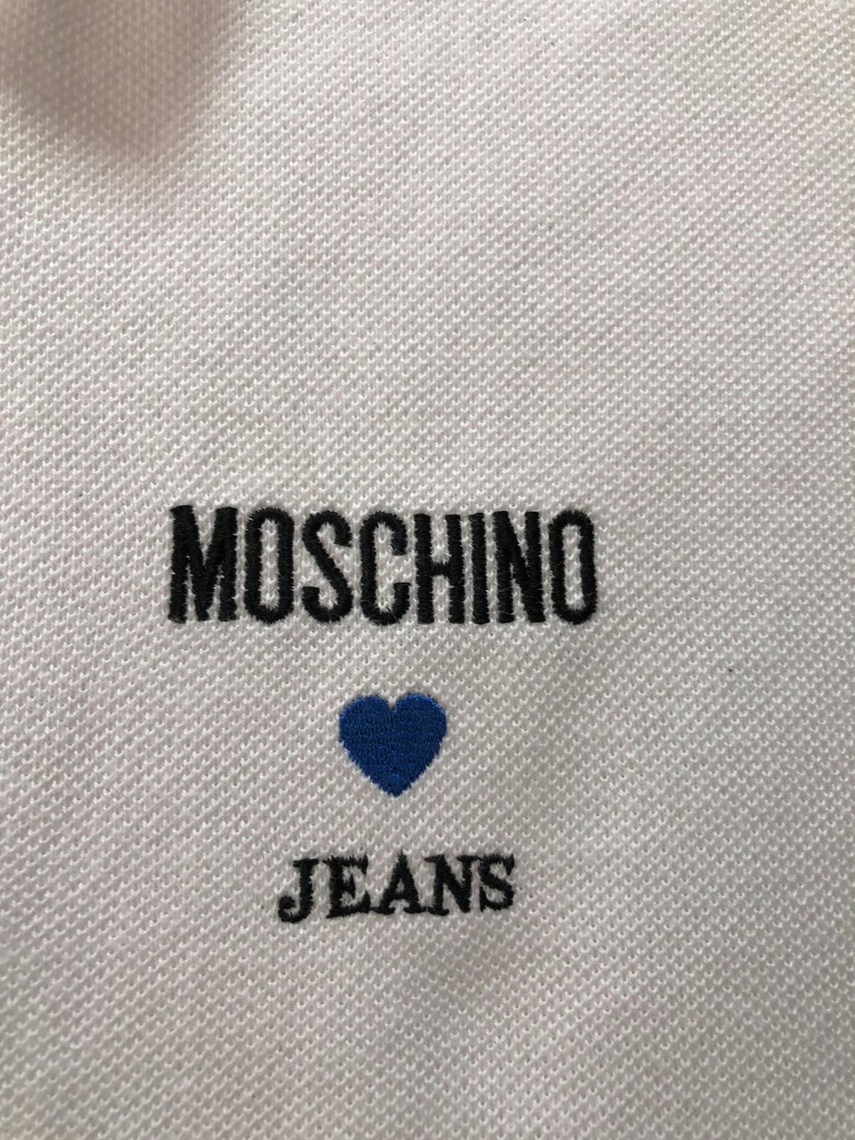 MOSCHINO Jeans Polo Shirt White - 3
