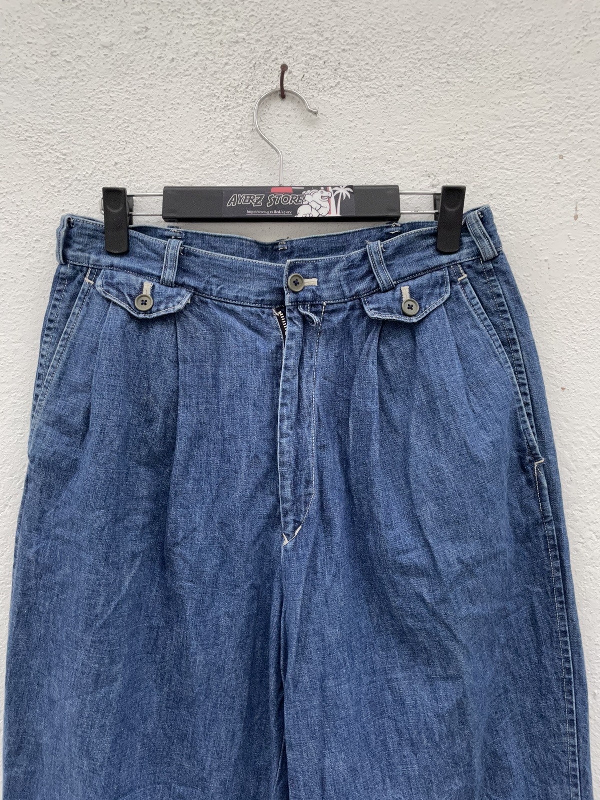 Ys For Men - Vintage Y’s For Men Yohji Yamamoto Denim Pants - 4