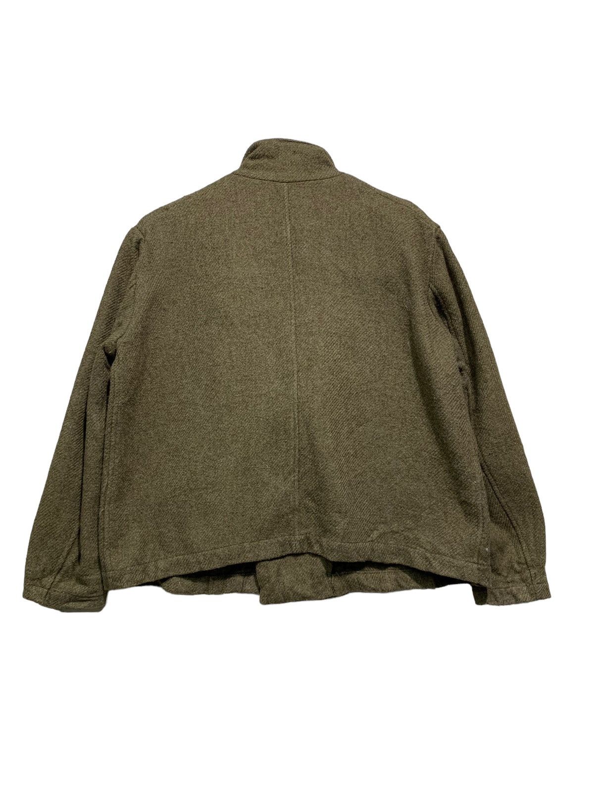 🔥Y’s WOOL DOUBLE BREAT JACKETS OLIVE GREEN - 6