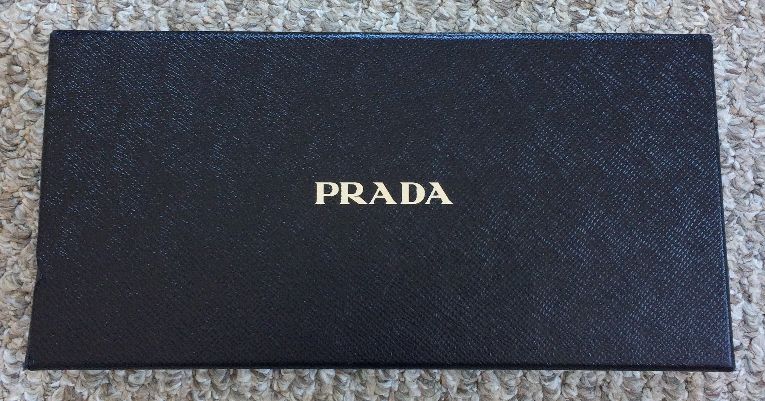 Prada Lambskin Leather Logo Gloves + Box - 11