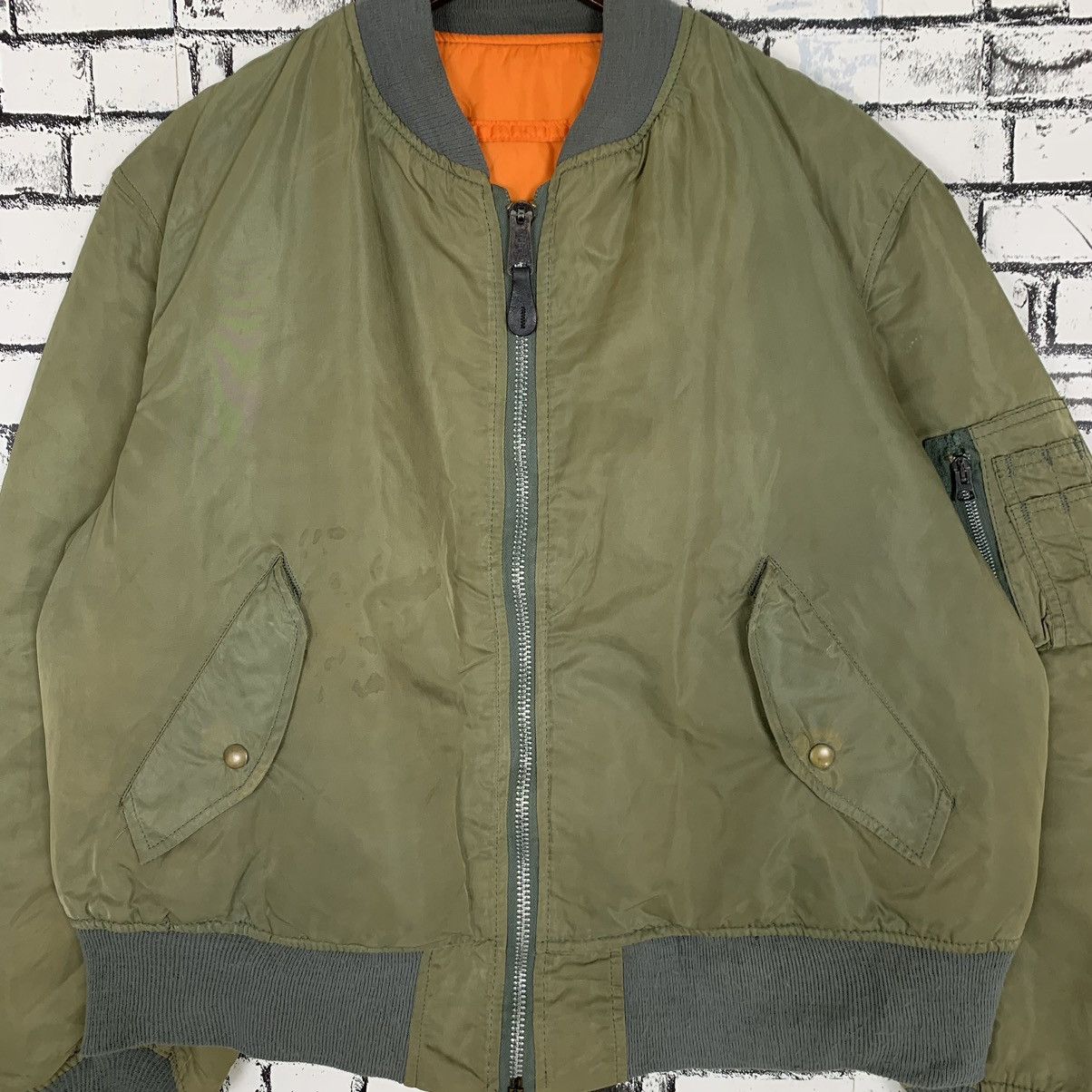 Alpha Industries Riversible Flight Jacket Alpha BomberJacket - 5