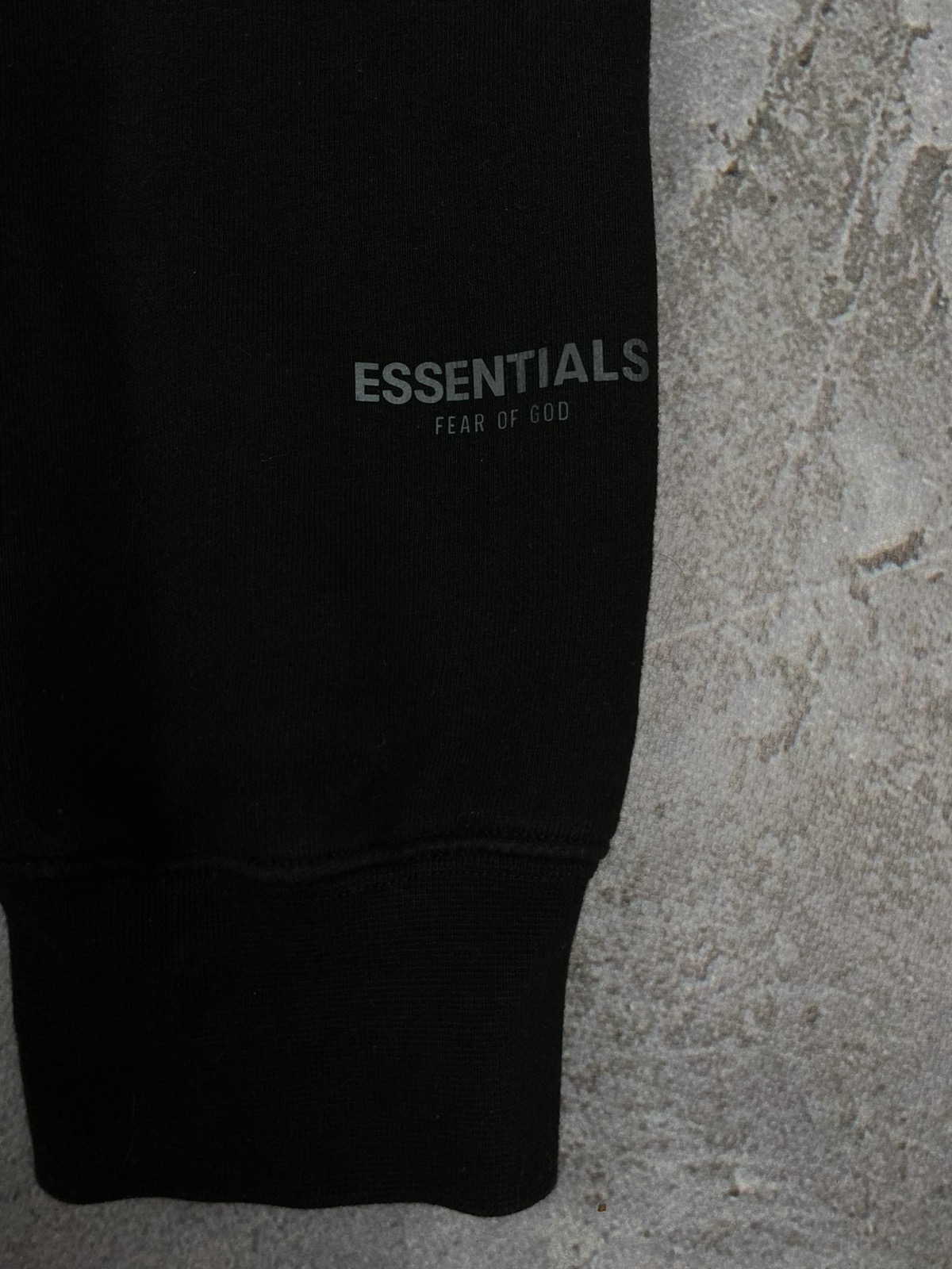Fear of God Essentials sweatshirt logo reflective mock neck - 5
