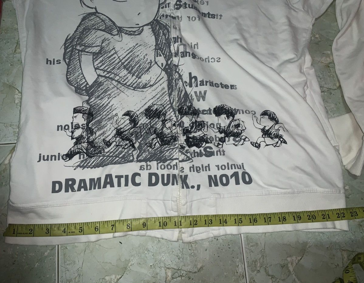 Vintage - Number Nine X Slam Dunk Anime Sweater hoodie DISTRESSED - 10