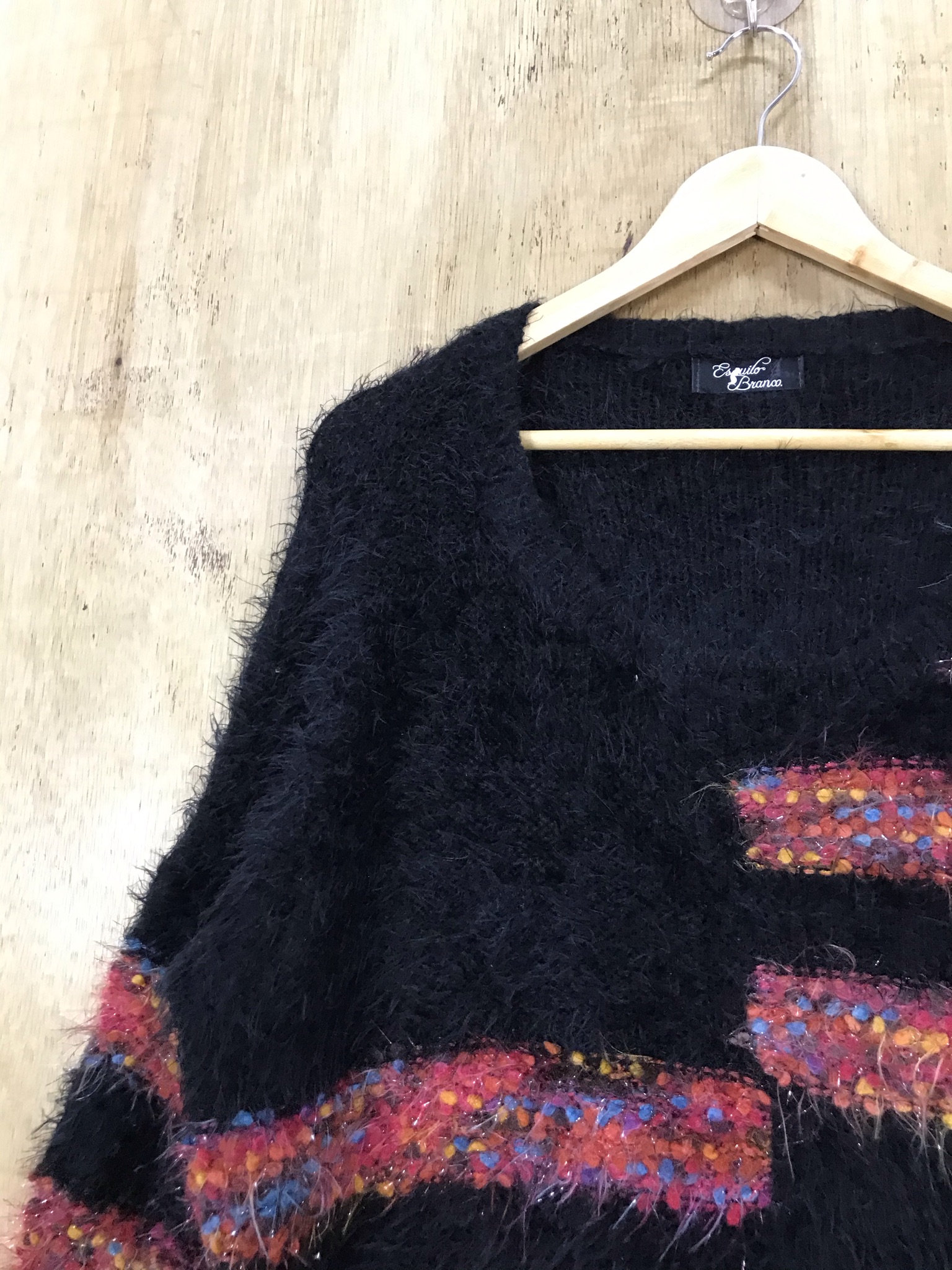 Japanese Brand - Esquilo Mohair Soft Fur Shag Shaggy Knit Sweater - 6