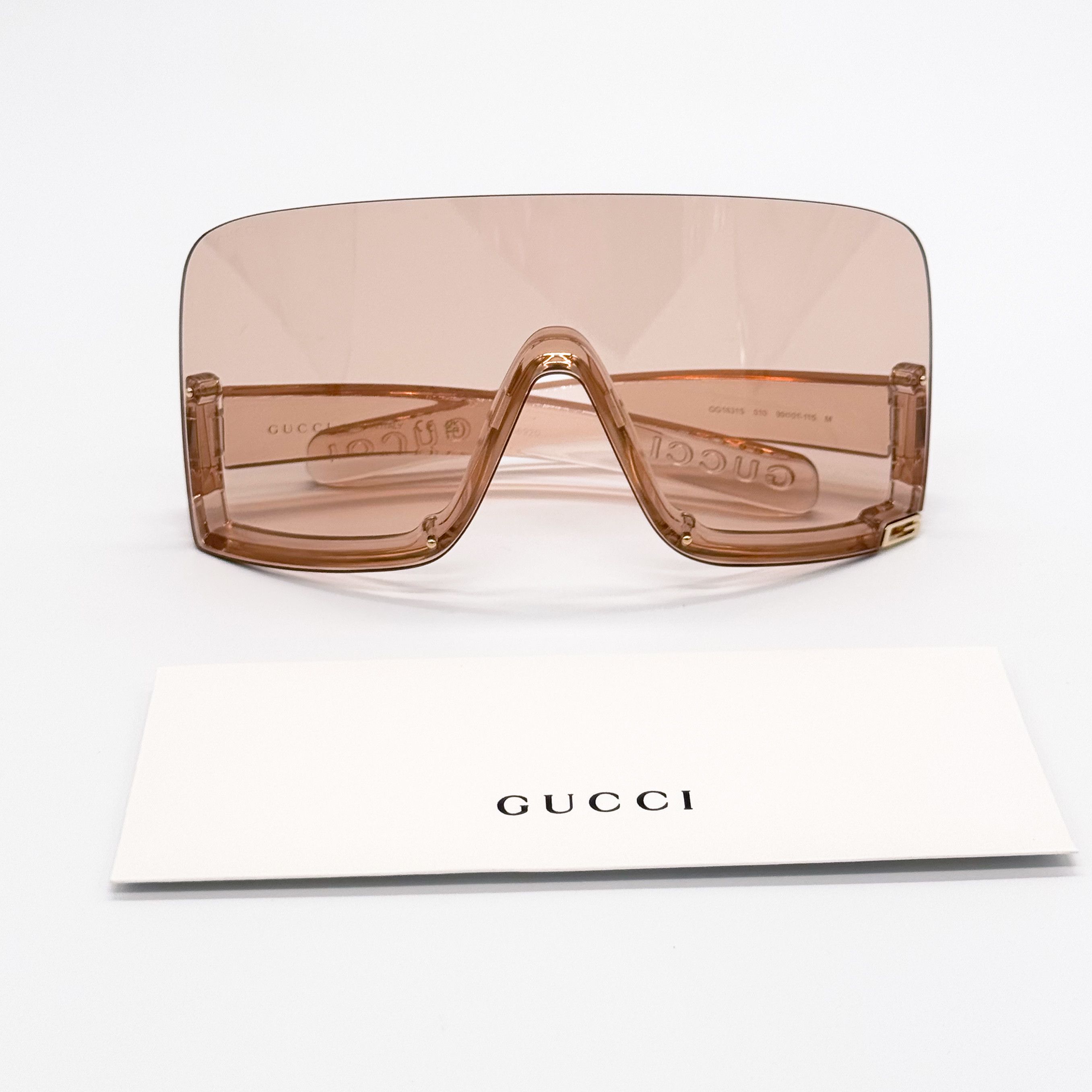 NEW GUCCI MASK SUNGLASSES GUCCI GG1631S 010 GUCCI SHIELD - 3