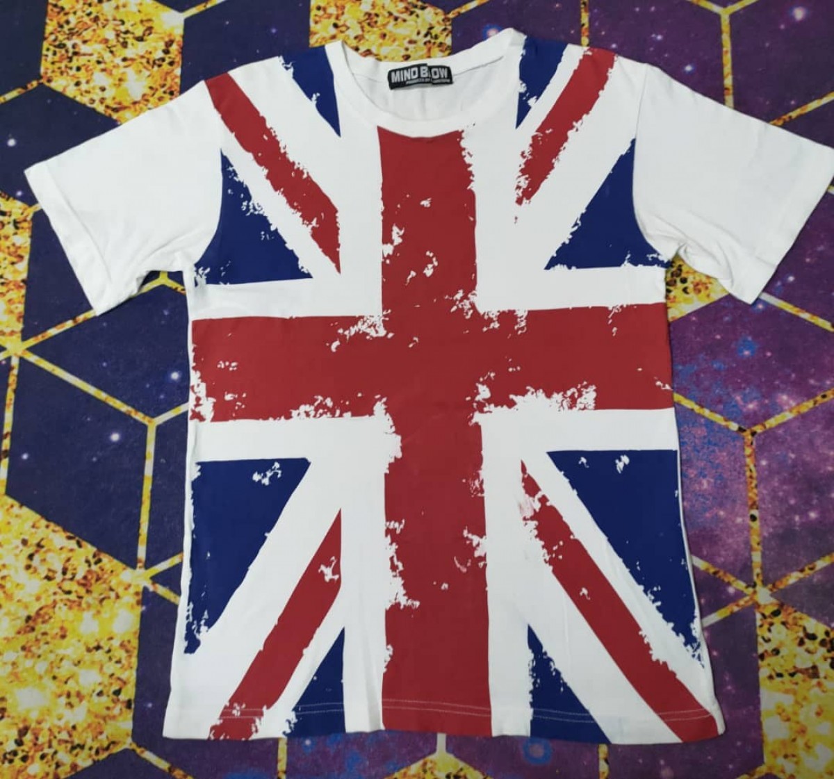 Places + Faces - Overprint Great Britain Flag - 1