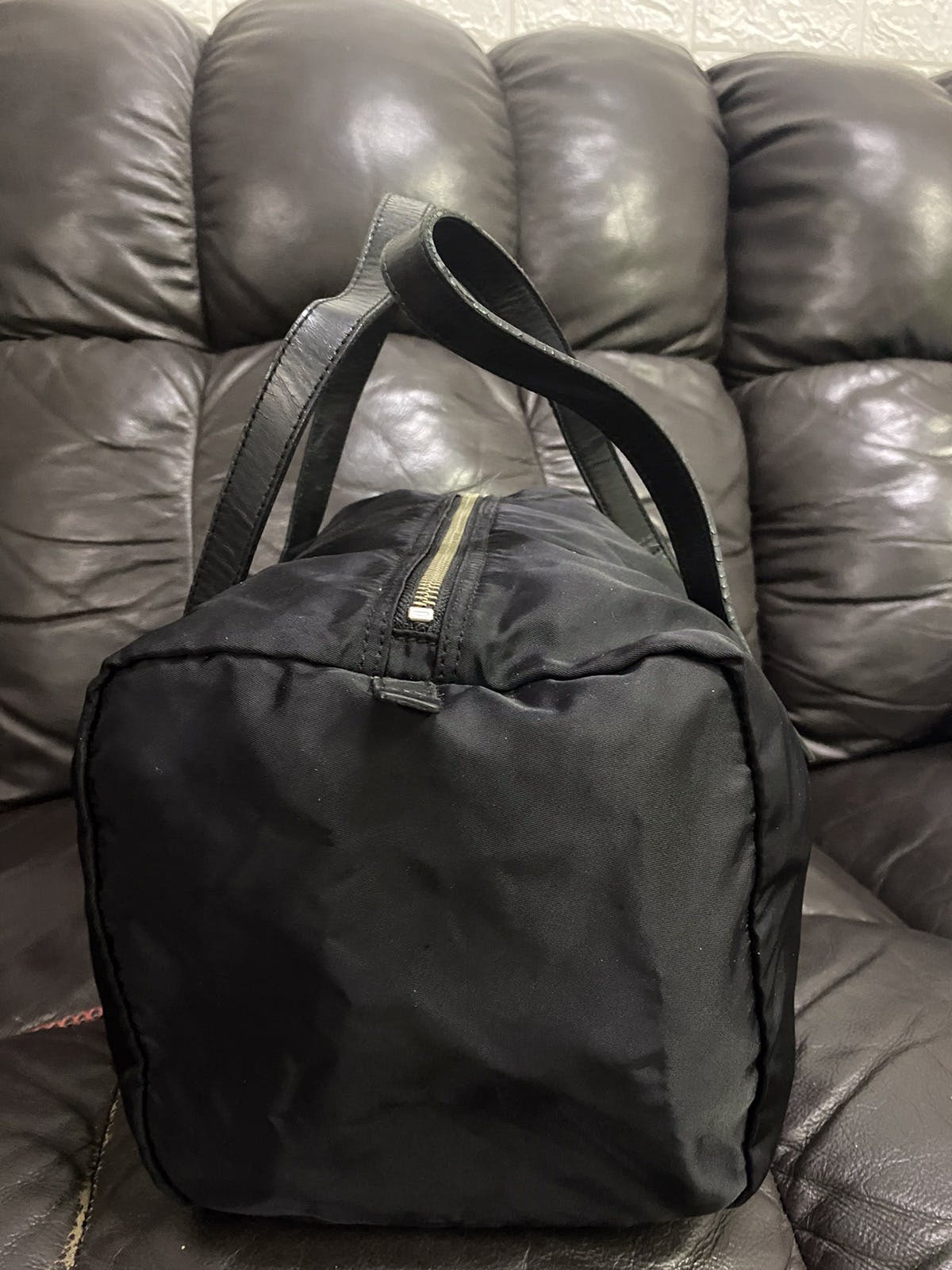 Authentic Prada Tessuto Nyalon Duffle Hand Bag - 5