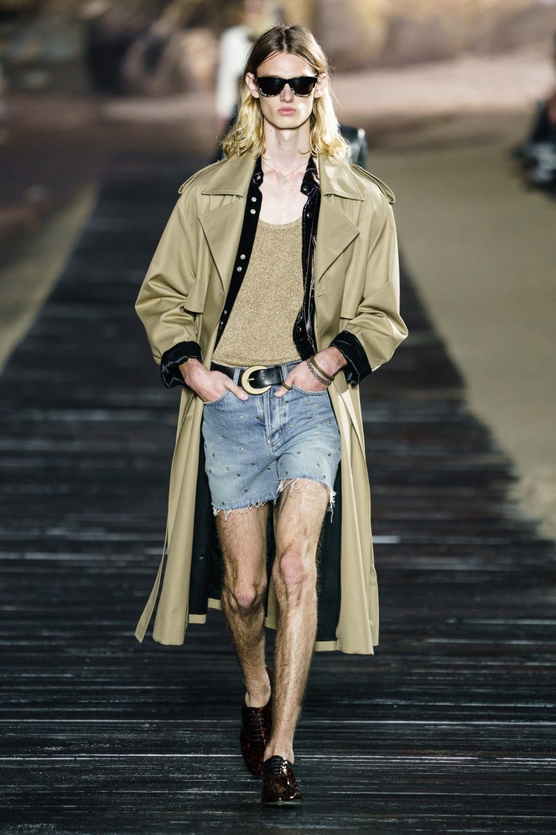 BNWT SS20 SAINT LAURENT PARIS RAW-EDGE EYELETS SHORTS 29 - 1