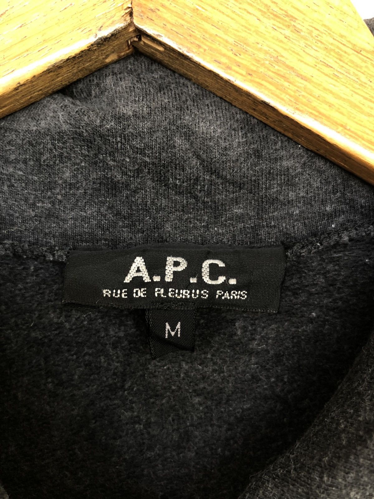 APC Rue de Fleurus Paris High Neck Zipper Sweater - 4