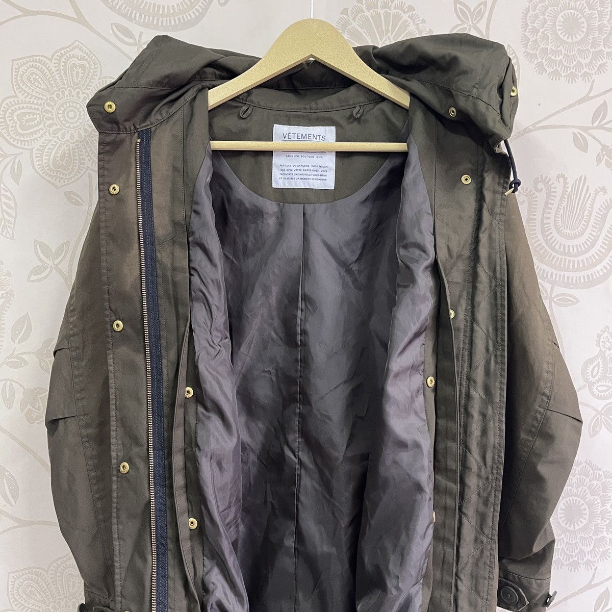 Japanese Brand - Vetements De Travail Long Parka Coat Fishtail Jacket Hooded - 9