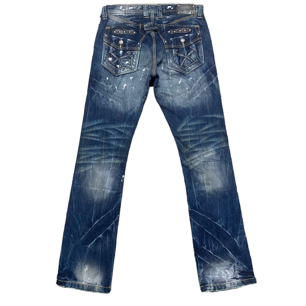 Le Grande Bleu (L.G.B.) - ARMY OF NO! Denim Painter Jeans - 1