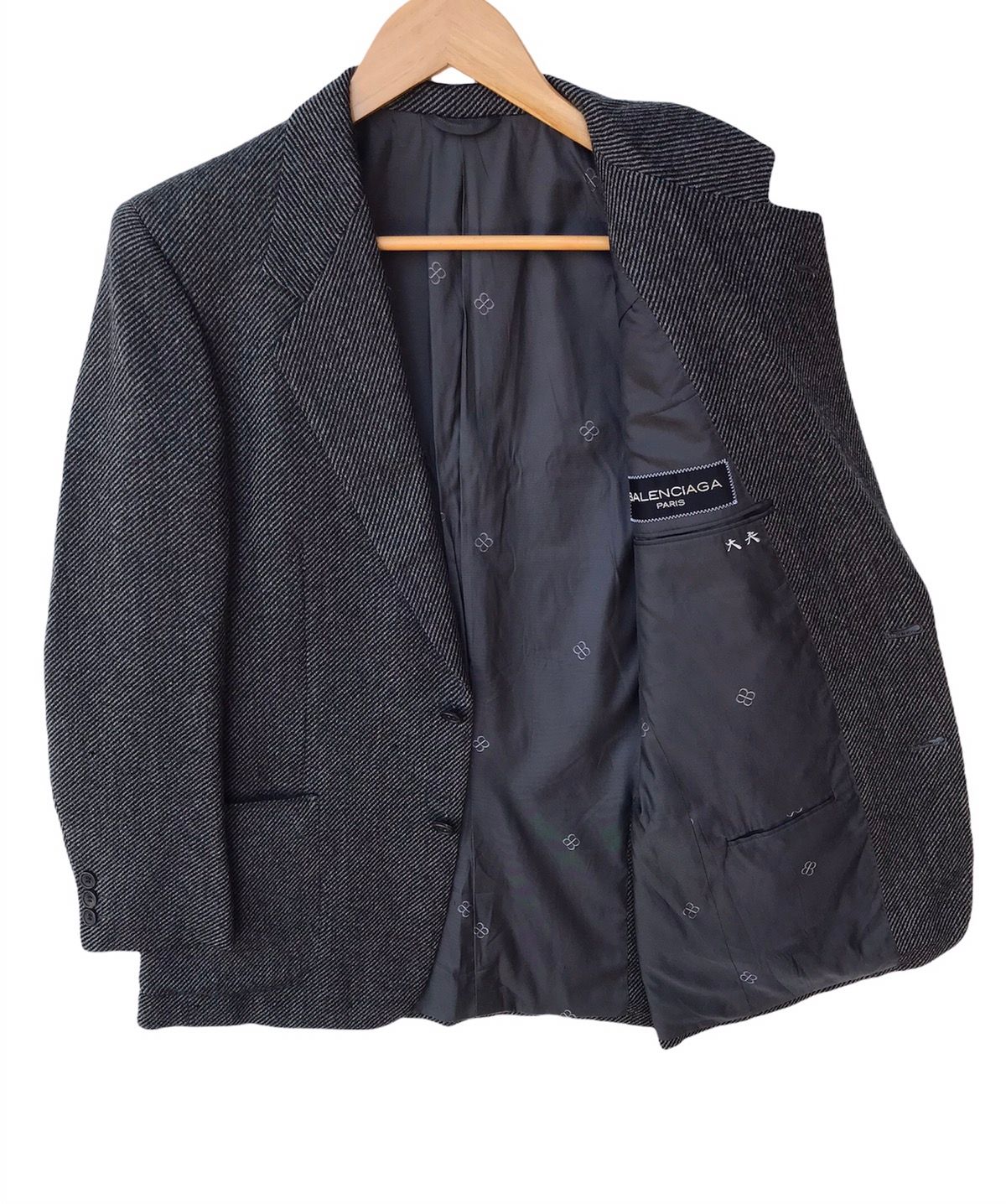🔥NEED GONE🔥 Balenciaga Paris Wool Suit Jacket - 4