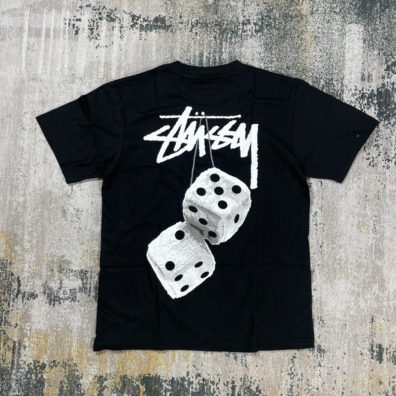 FUZZY DICE TEE SMALL // BLACK - 1