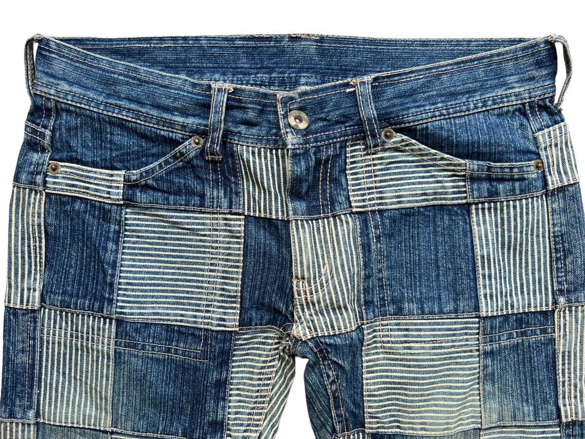 Japanese Brand Inspired by Kapital Patchwork Jeans 31x28.5 - 6