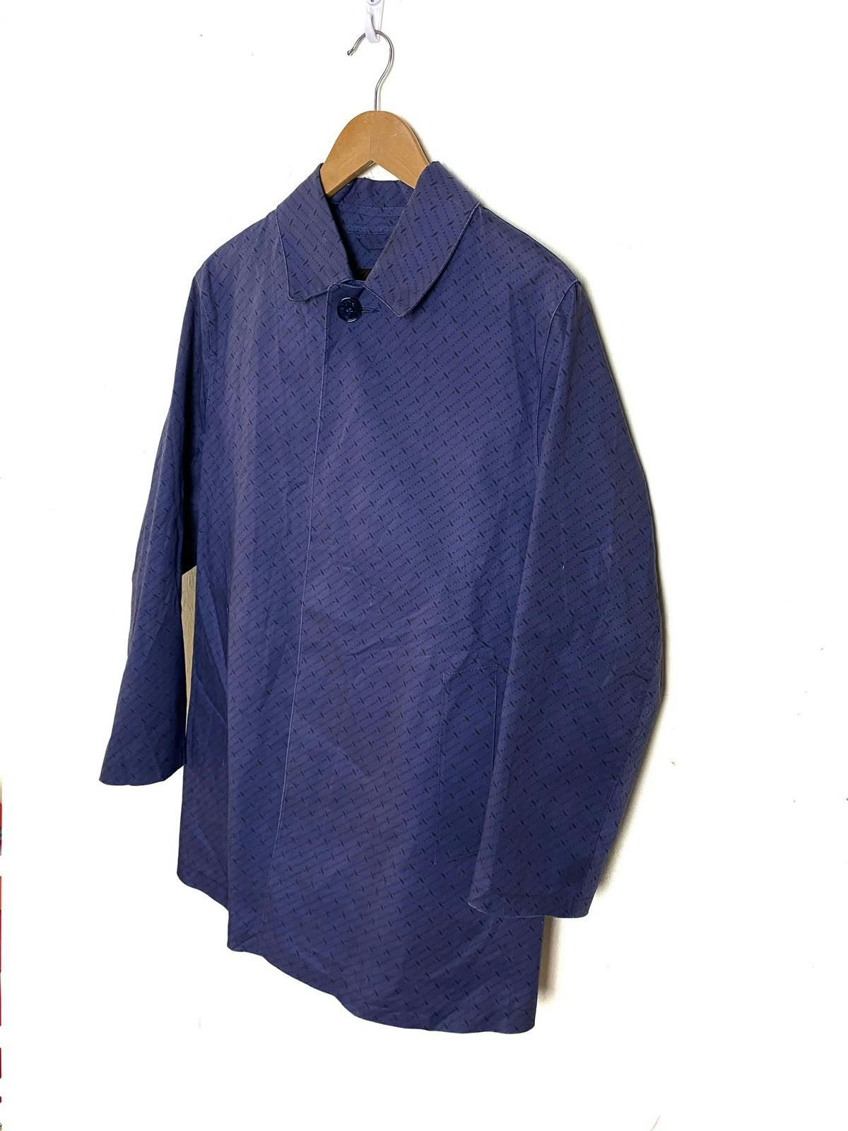 Mackintosh Logo Monogram Raincoat Cotton Rubber Waterproof - 4