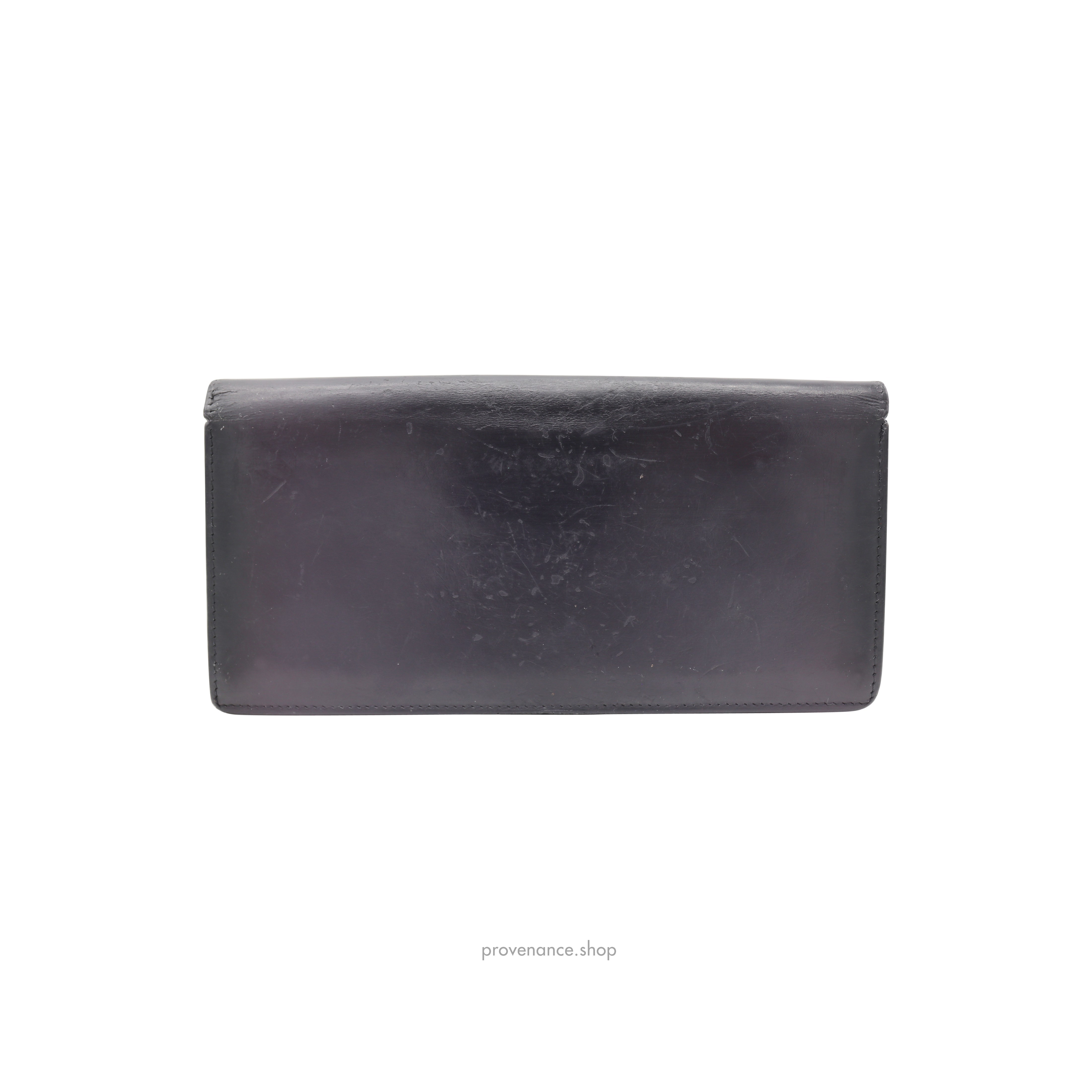 Cartier Long Wallet - Black Leather - 2