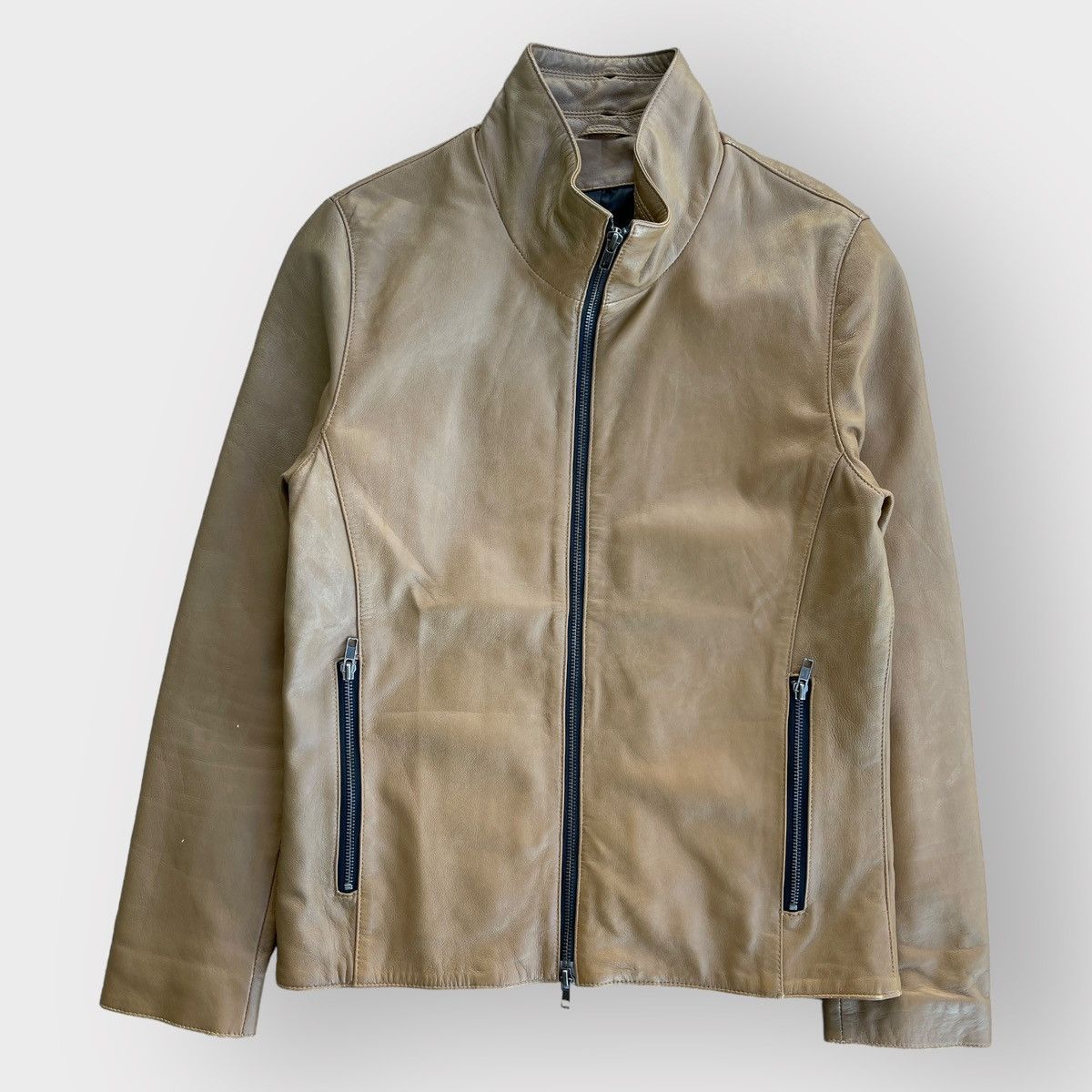 Vintage - Rick Owens Style! 00s Liugoo Japan Sheepskin Leather Jacket - 9