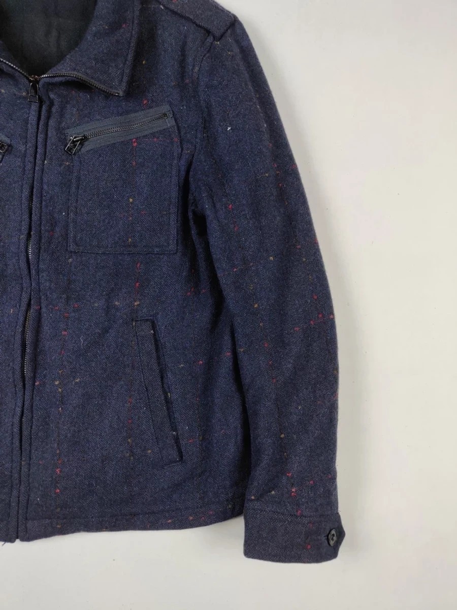 Japanese Brand -  Final Drop! Flat Linner Checkered Dot Jacket Coat Parka - 5