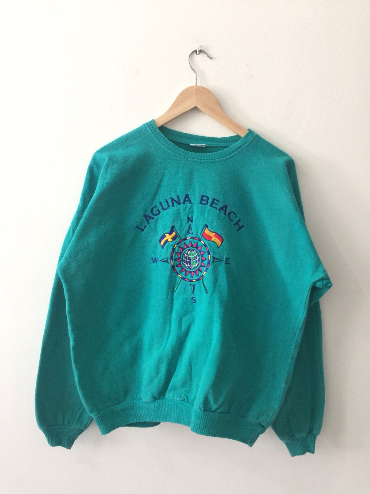 Vintage 90’s Laguna Beach Embroidered Sweatshirts 24X26 - 1