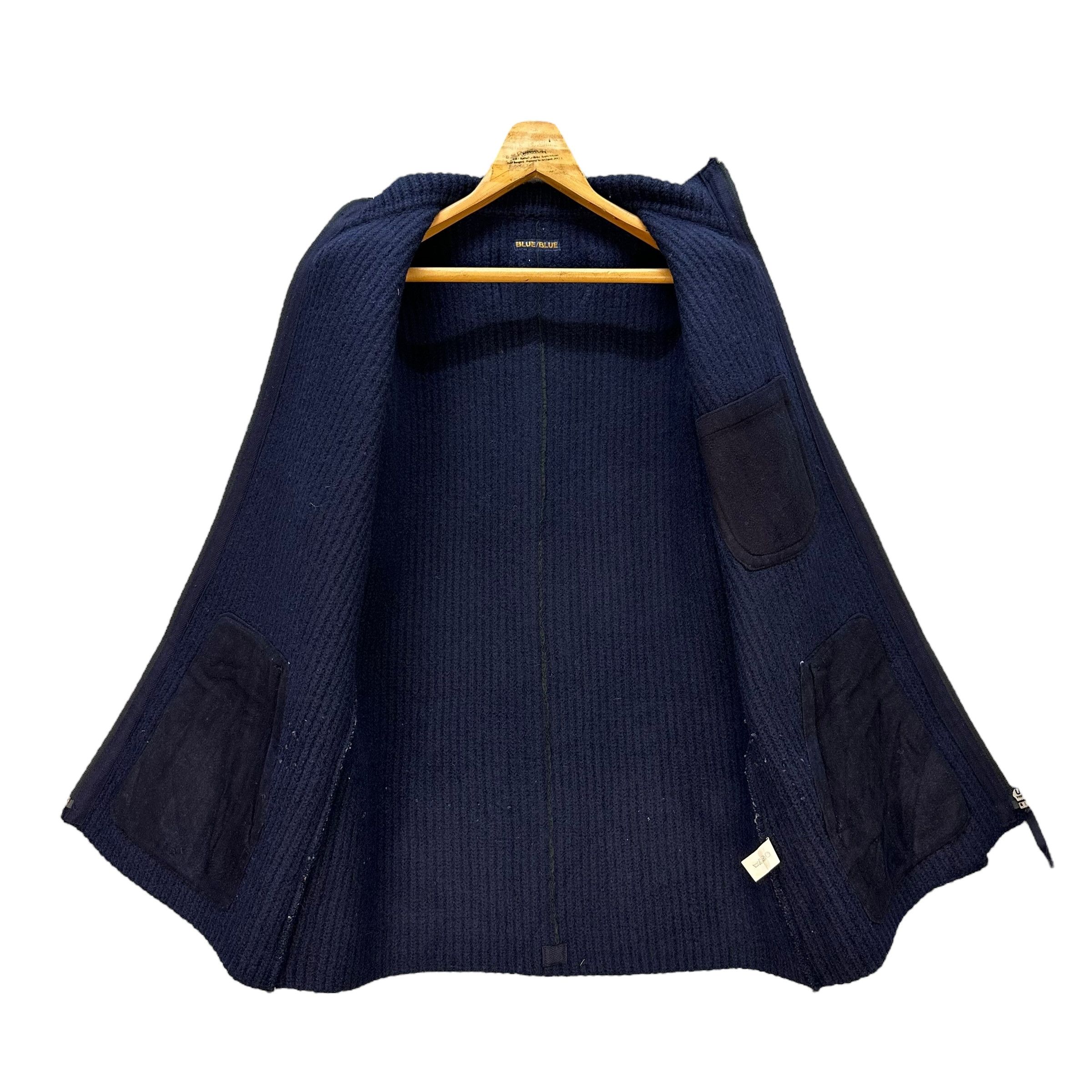 Vintage - BLUE BLUE Turtle Neck Wool Jacket #9138-61 - 6