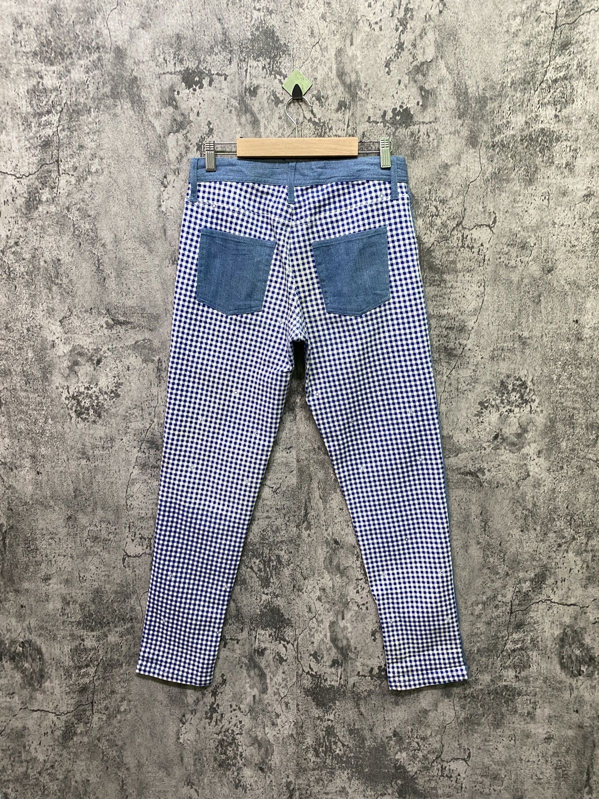 Designer - Japanese Brand RCWB Hybrid Checked Design Pants - 1