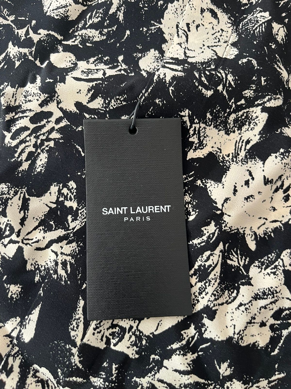 NWT - Saint Laurent Paris Flowers Silk Shirt - 3