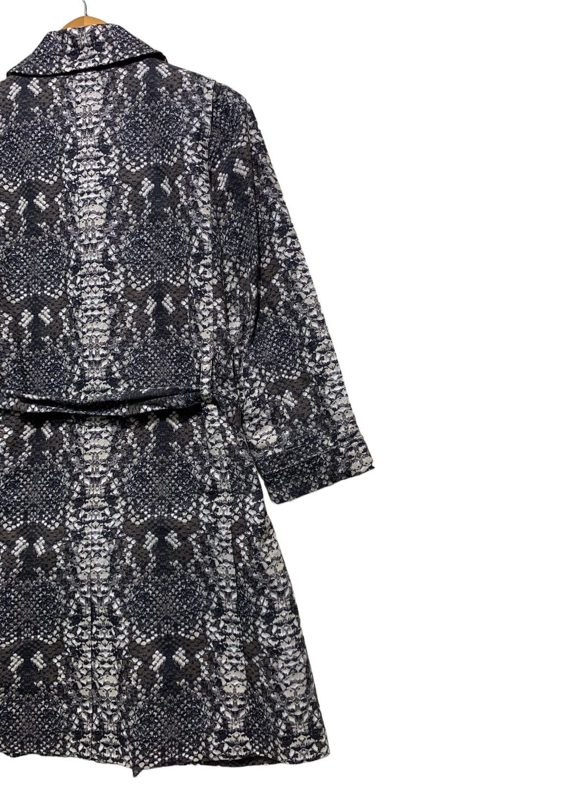 🔥MARC JACOBS SNAKESKIN PRINTED TRENCHCOATS - 7