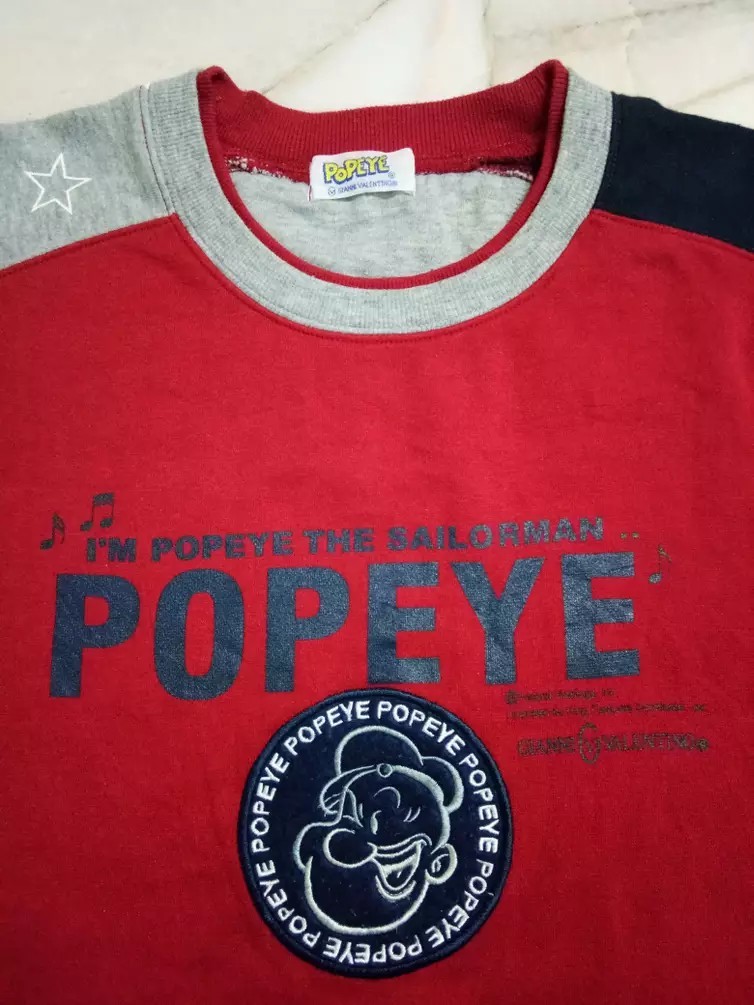 Gianni - Rare! GIANNI VALENTINO X Popeye cartoon Sweatshirt - 9