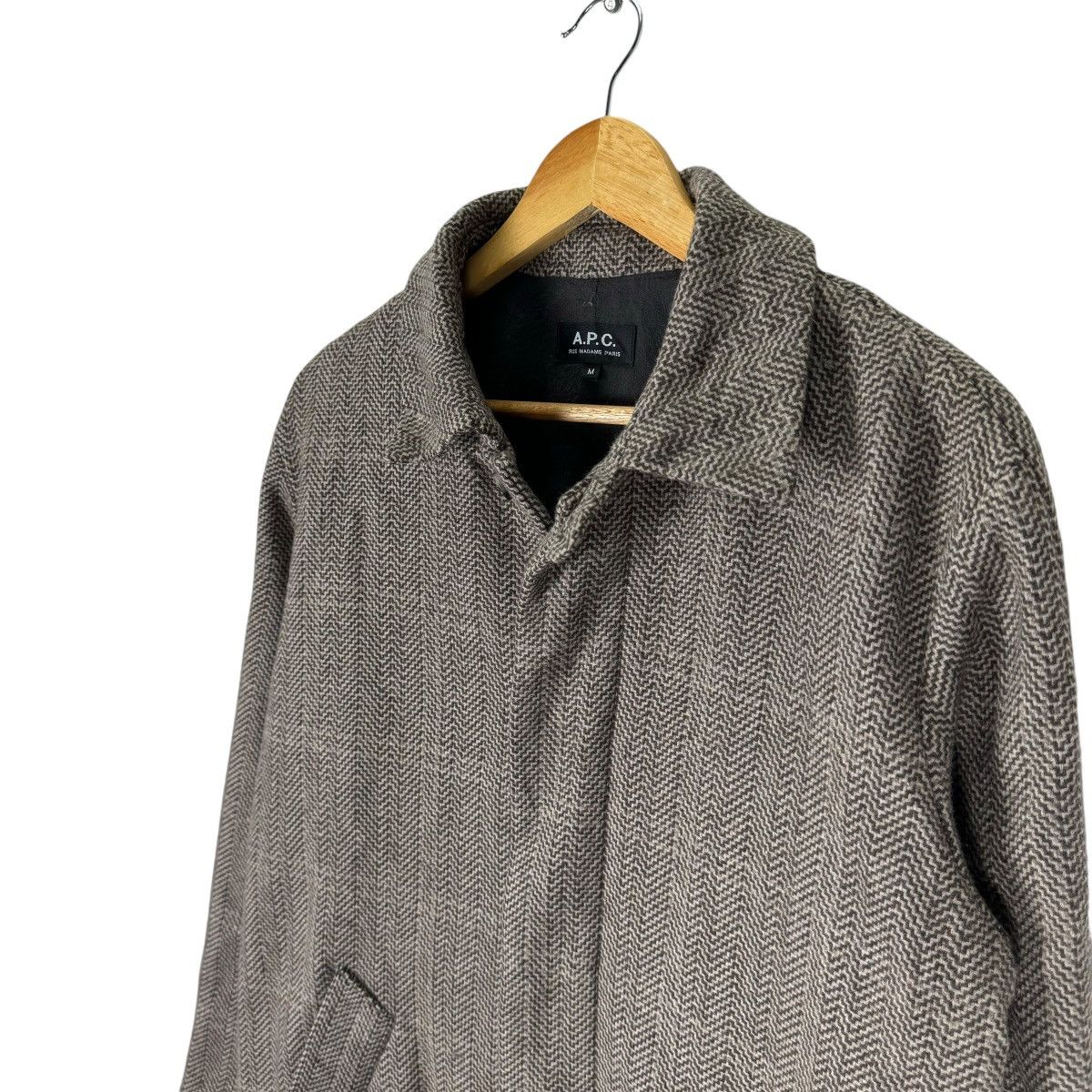 🌟A.P.C RUE PARIS PETE LONG COAT JACKET - 4