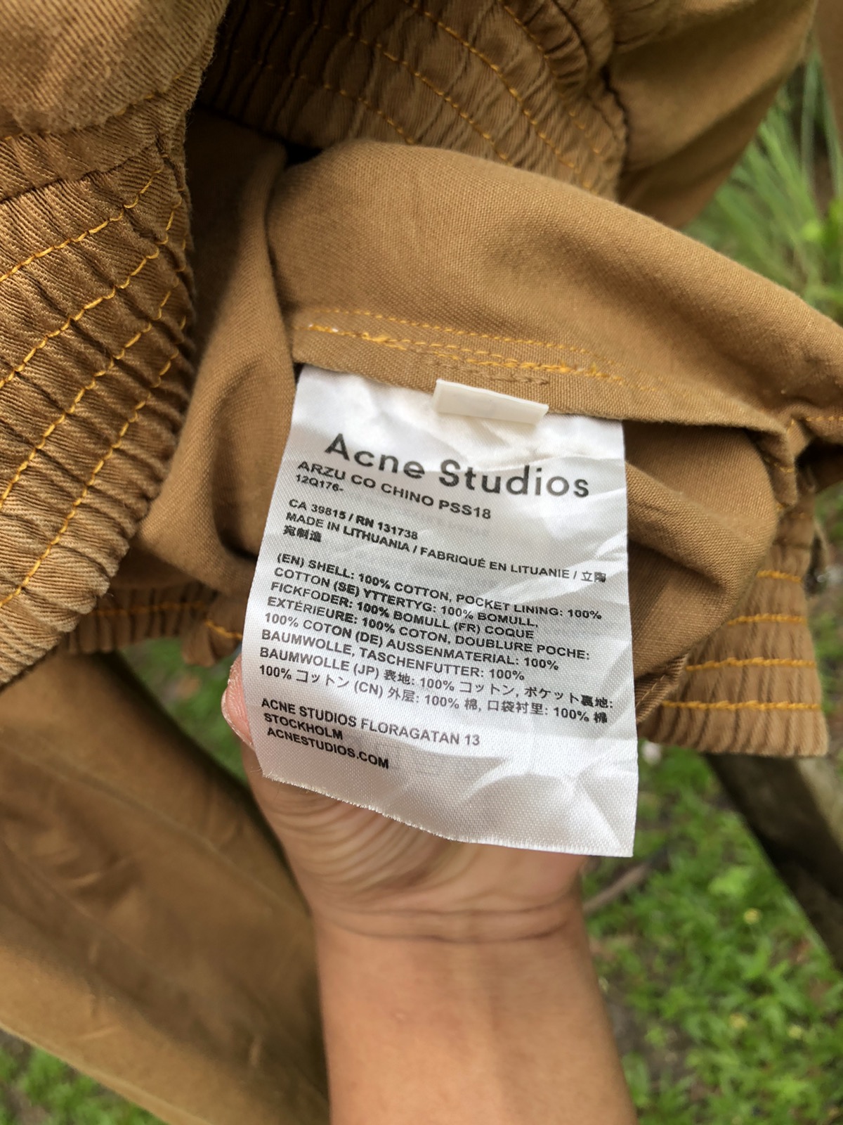 Arzu Cotton Chino PSS18 Women Bomber Jacket by Acne Studios - 11