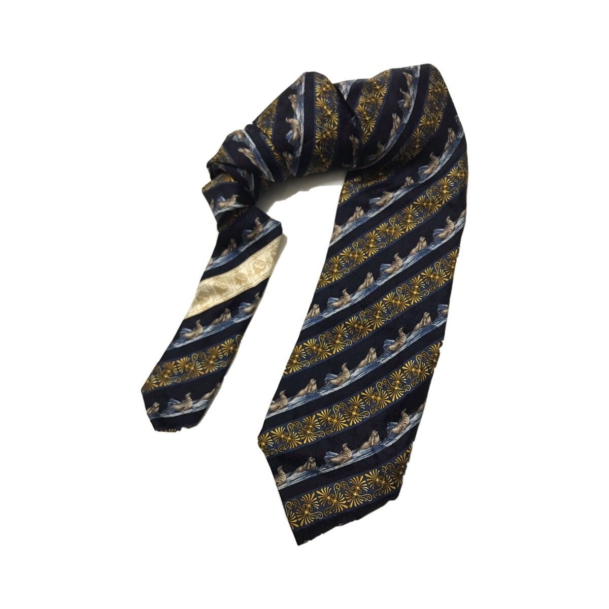 Vintage MCM silk necktie - 1