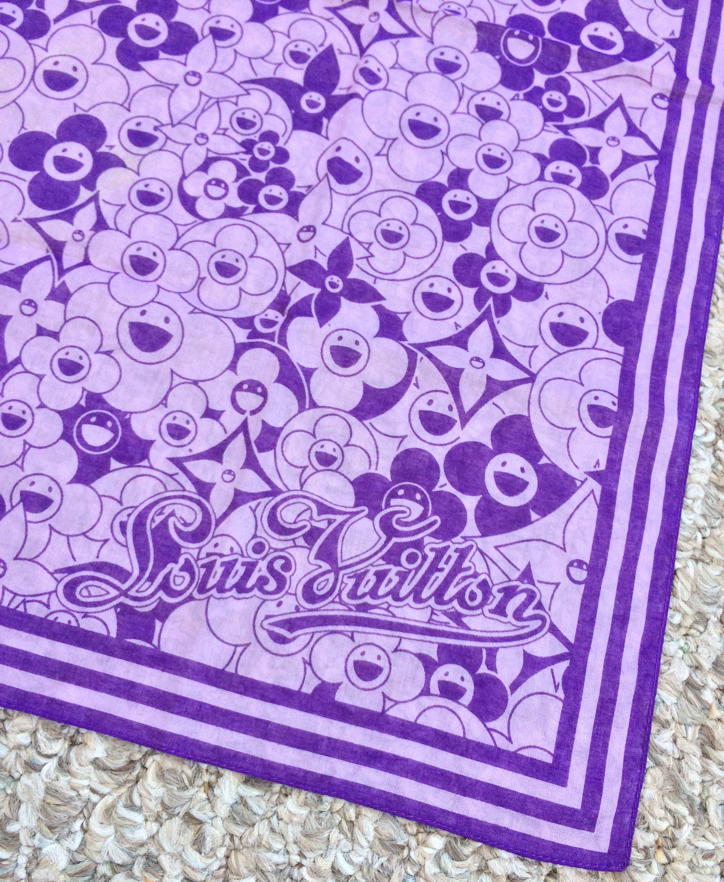 Louis Vuitton x Murakami Cosmic Blossom Monogram Scarf - 4