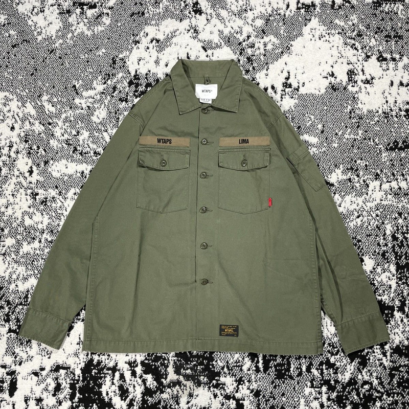 WTAPS BUDS LS SHIRT COTTON TWILL 2017 - 1