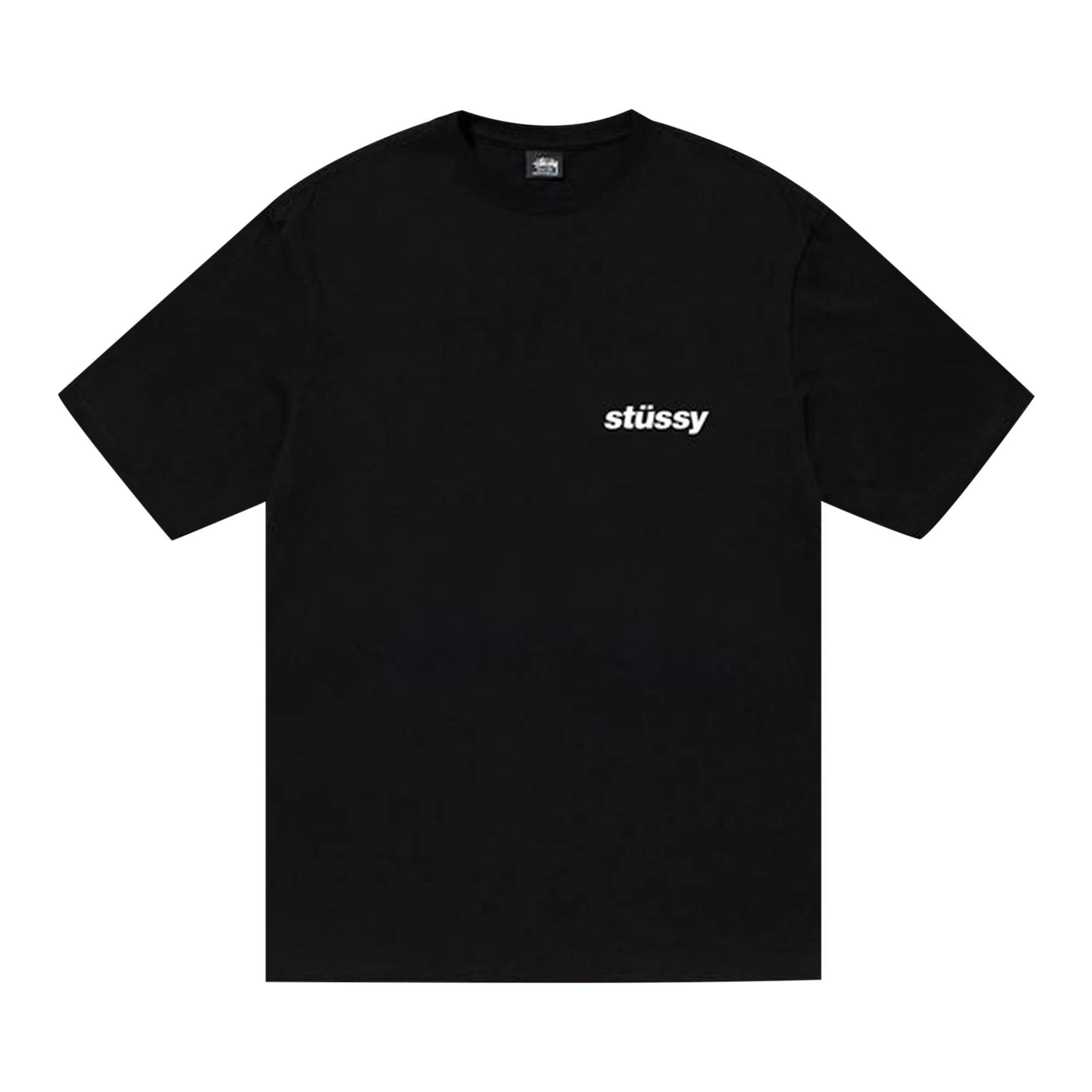 Stussy Popsicle Tee 'Black' - 2