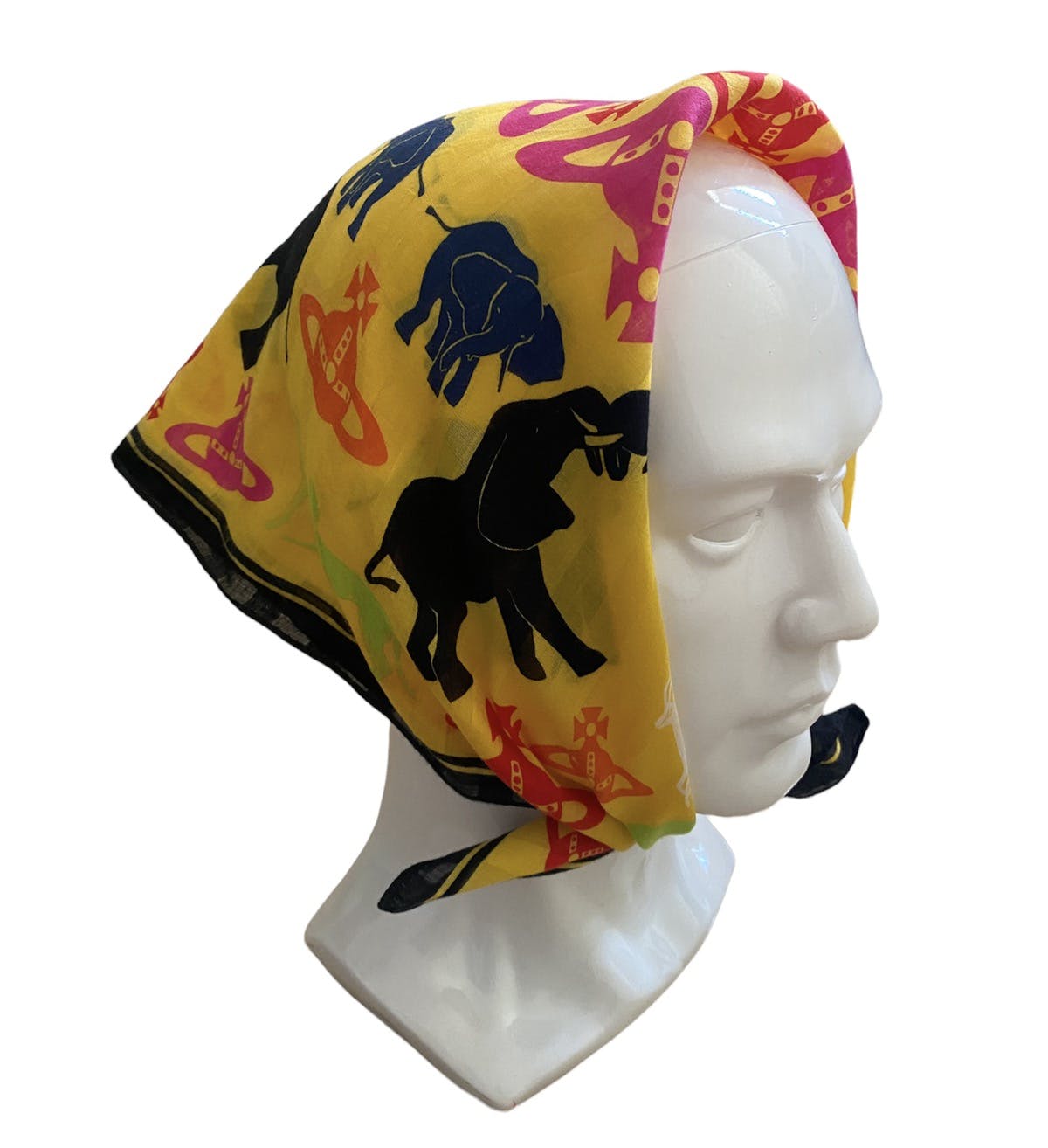 VINTAGE VIVIENNE WESTWOOD BANDANA , HANDKERCHIEF - 1