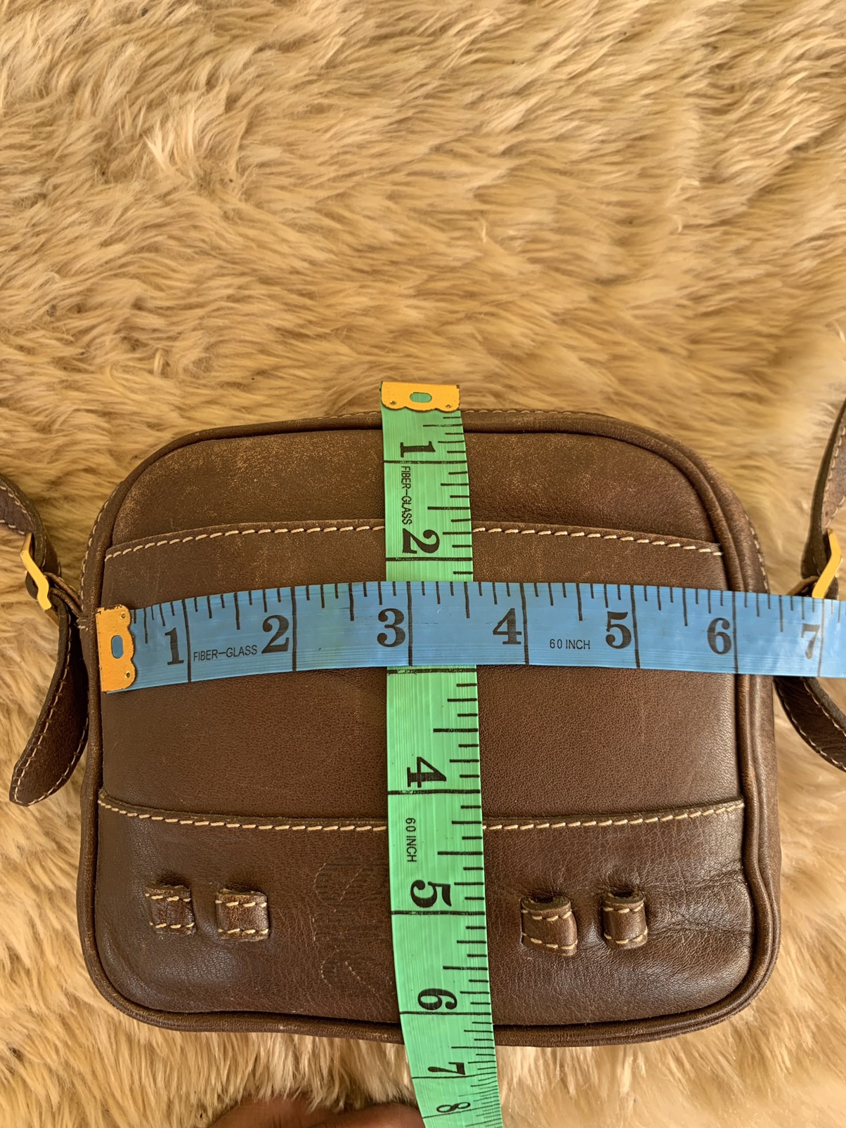 Vintage Loewe Leather Shoulder Bag - 7